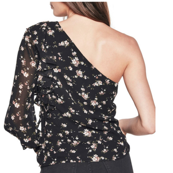BARDOT Floral Printed One Shoulder Top - Picture 6 of 6